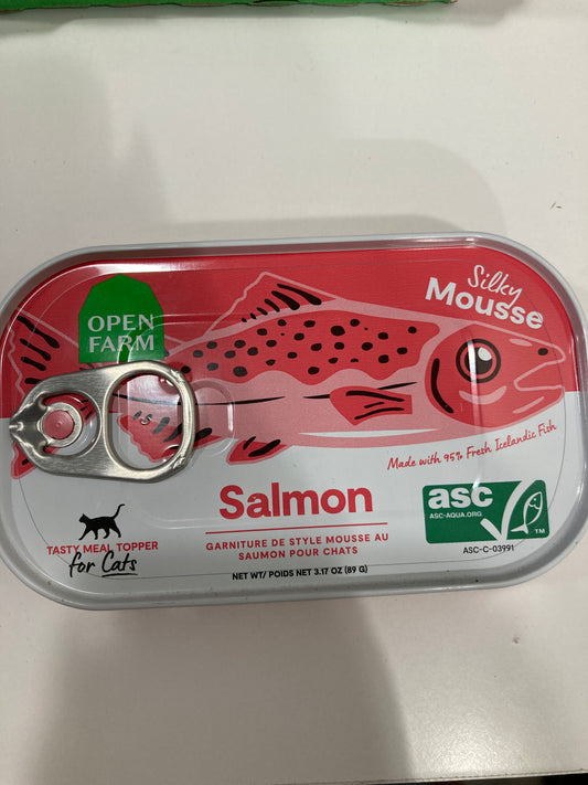 Open Farm Salmon Meal Topper for cats 3.17oz
