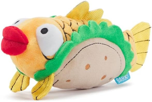 BARK Ernesto The Fish Taco Plush Dog Toy, Medium