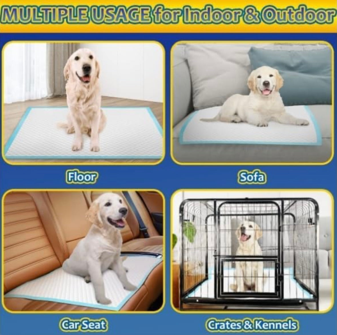Pet Pee Pads training (different sizes)