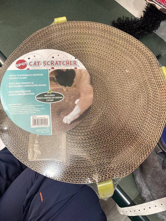 Corrugated Cardboard Cat Scratcher / 14" Nest
