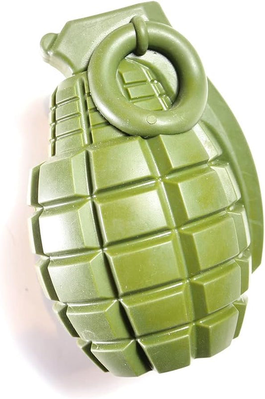 O.G.B. Operation Good Boy Durable Grenade Dog Toy - Patriotic Military Gear Inspired Chew Toy - Durable,Teething, and Interactive Play, Stuffable with Treats