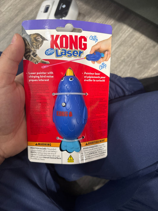 KONG Laser Chirps Bird Lasers Cat Toy