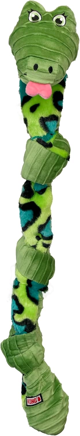 KONG Knots Snake 24" Interactive Tug Assorted Dog Toy for All Breed Sizes