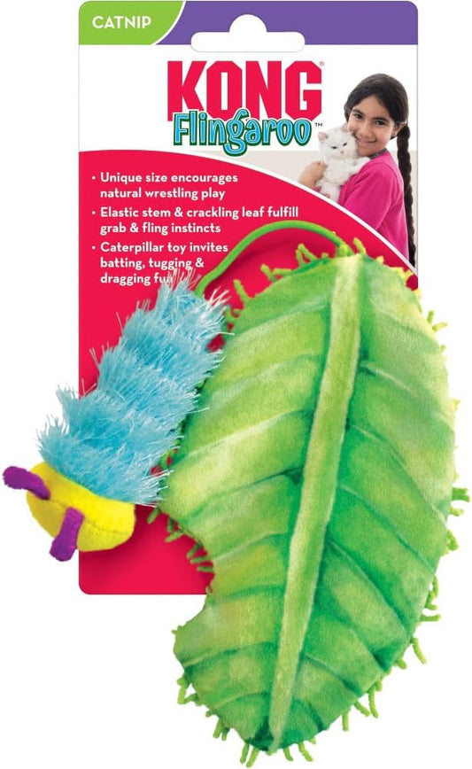 KONG Company: Flingaroo Caterpillar Catnip Toy