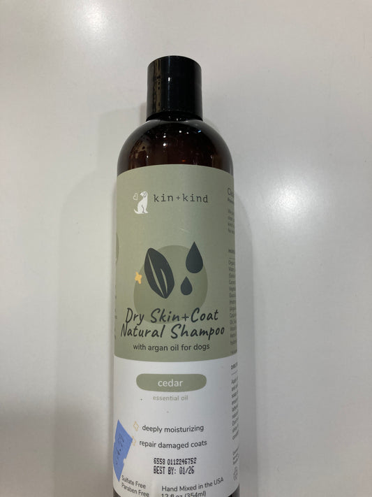 Kin kind Dry Skin+Coat Natural Shampoo 12 fl oz(354 ml)