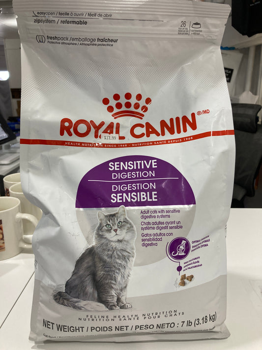 Royal Canin Feline Health Nutrition Sensitive Digestion Cat Food Dry Formula, Balanced Nutrition to Support Digestive Health, 7 lb Bag