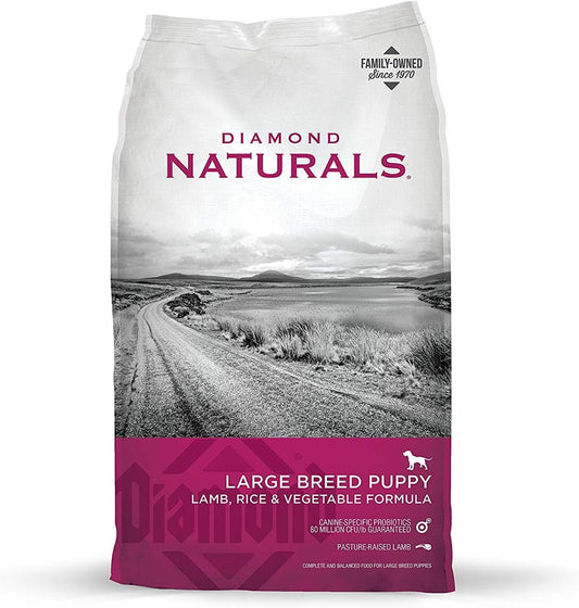 Diamond Naturals Large Breed Puppy Real Lamb Recipe Premium Dry Dog Food, 6 lb