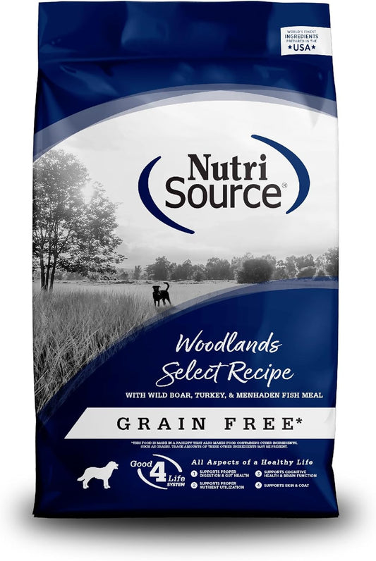 Nutrisource Grain Free Woodlands Select Beef & Trout For Dogs, 5lbs