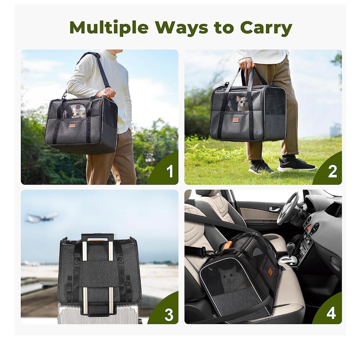 Portable Dog Carrier - Airline approved