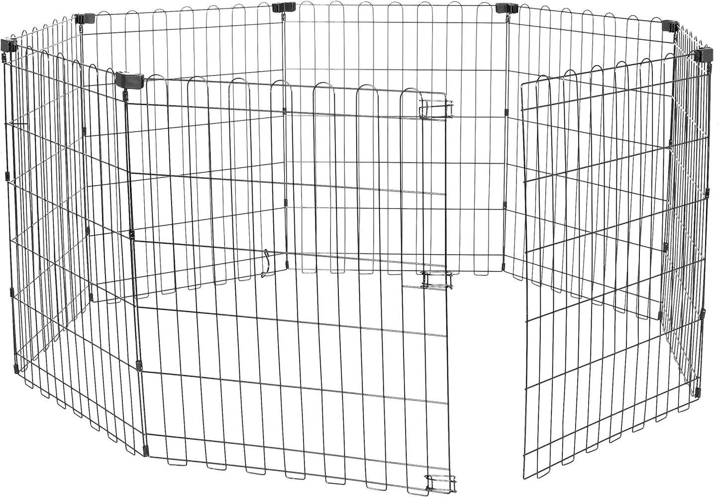 Foldable Metal Exercise Pet Play Pen for Dogs (with door)