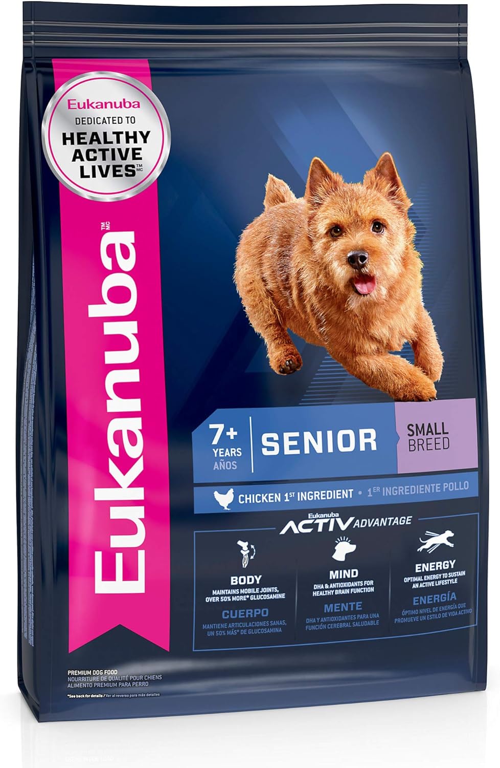 Eukanuba Senior Small Breed Dry Dog Food, 4.5 lb