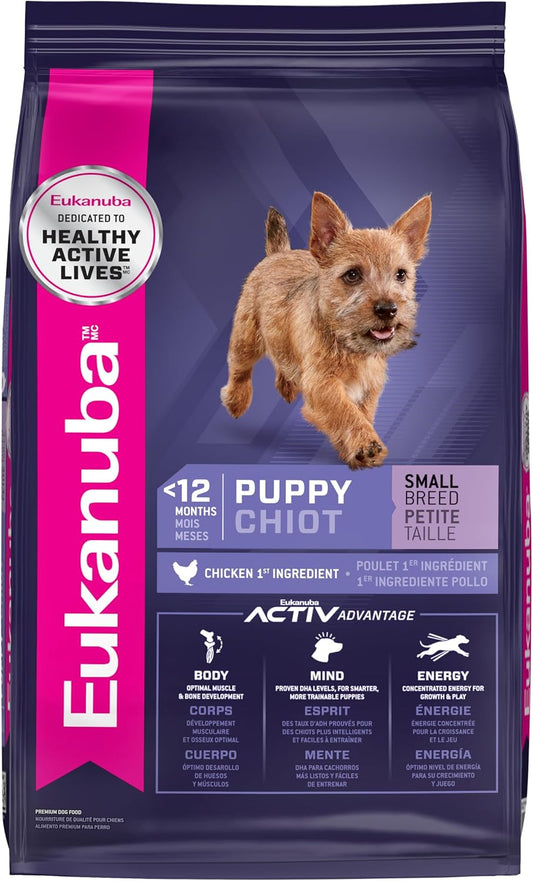 Eukanuba Puppy Small Breed Dry Dog Food, 4.5 Pound