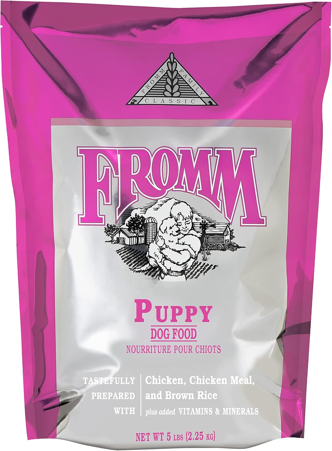Fromm Classic Puppy Dog Food - Premium Dry Puppy Food for Large, Medium, & Small Breeds - Chicken Recipe - 5 lb