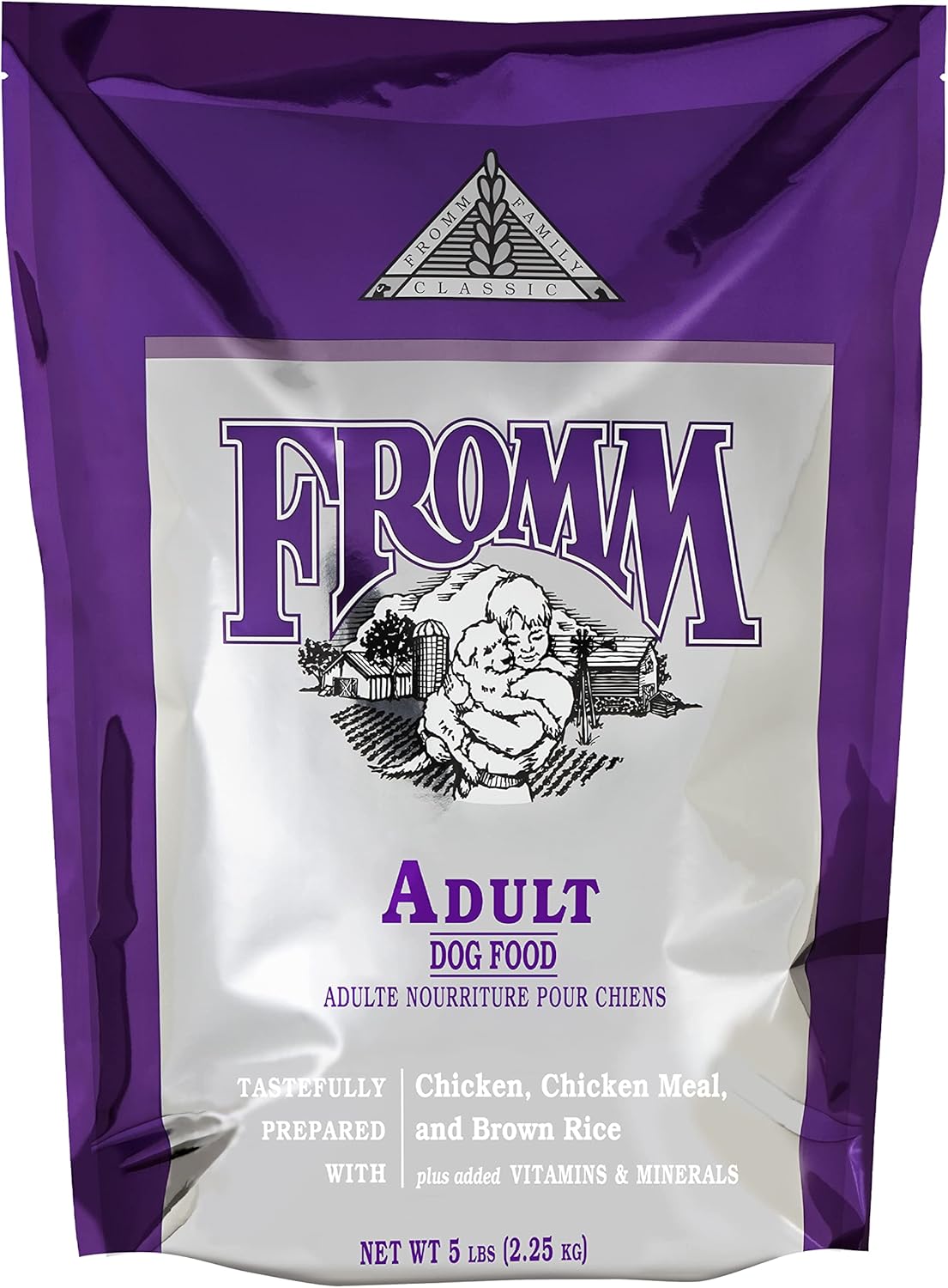 Fromm Classic Adult Dog Food - Premium Dry Dog Food for Large, Medium, & Small Breeds - Chicken Recipe - 5 lb