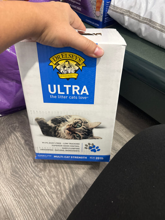 Dr. Elsey's Precious Cat Ultra Clumping Multi-Cat Clay Cat Litter - Unscented, Low Tracking