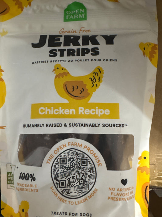 Open Farm Jerky Strips Chicken