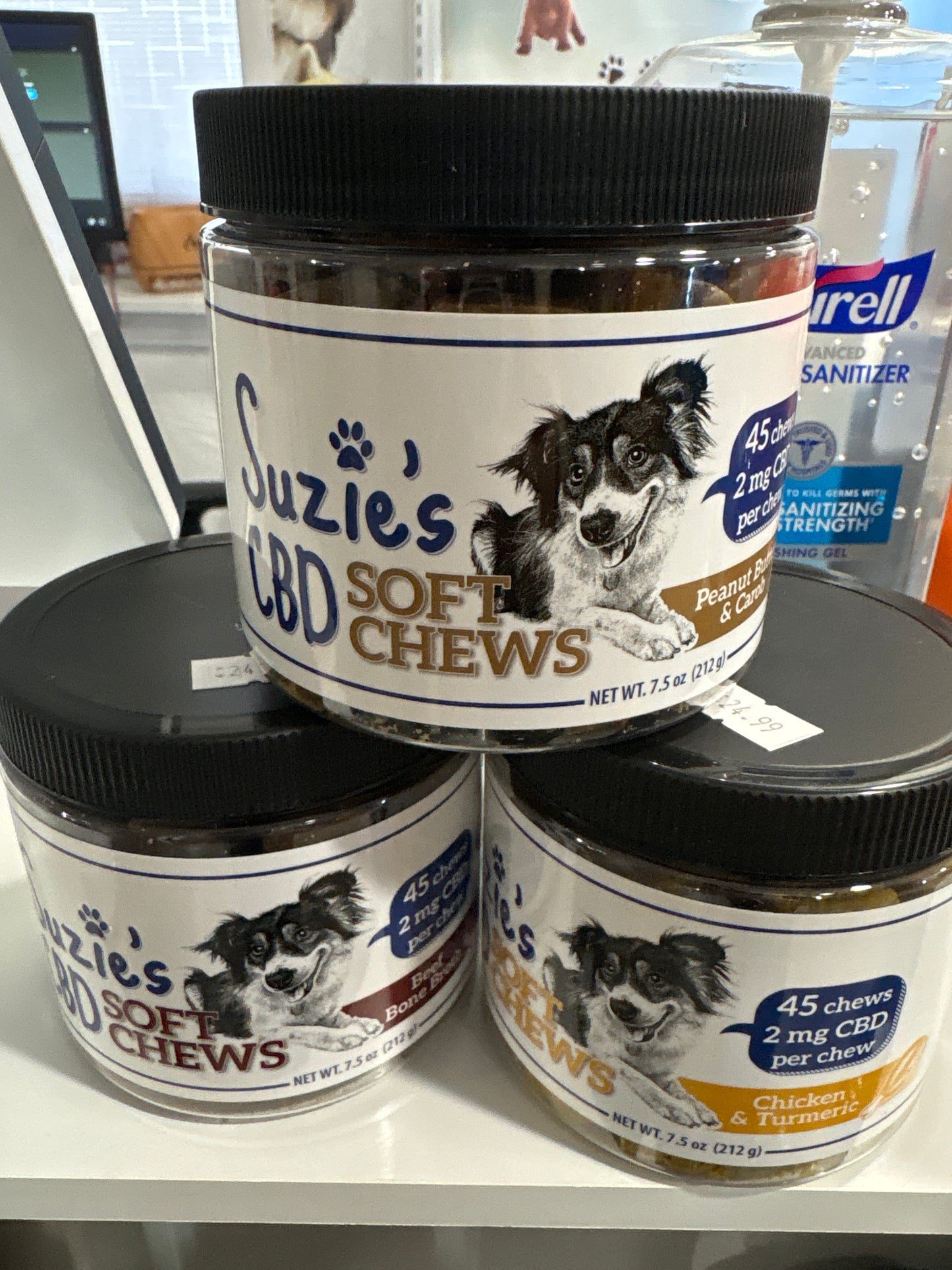 Suzie’s CBD Soft Chews 2mg - 45 chews - 7.5oz