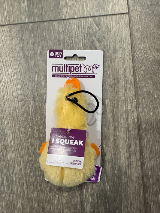 Multipet Duckworth Mini Plush Dog Toy,