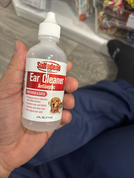 Sulfodene Ear Cleaner for Dogs & Cats 4oz