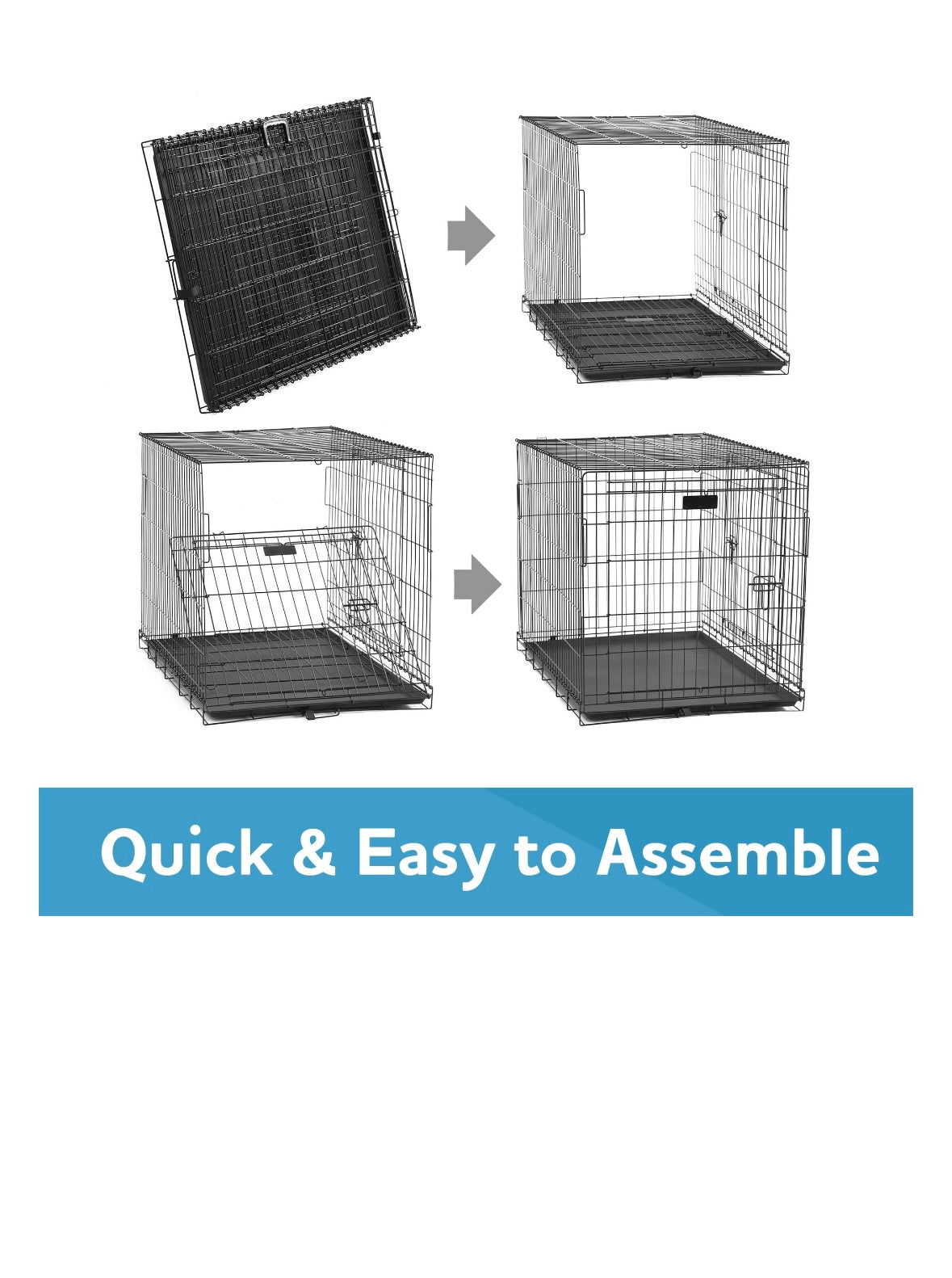 Foldable Dog Crate - 22"