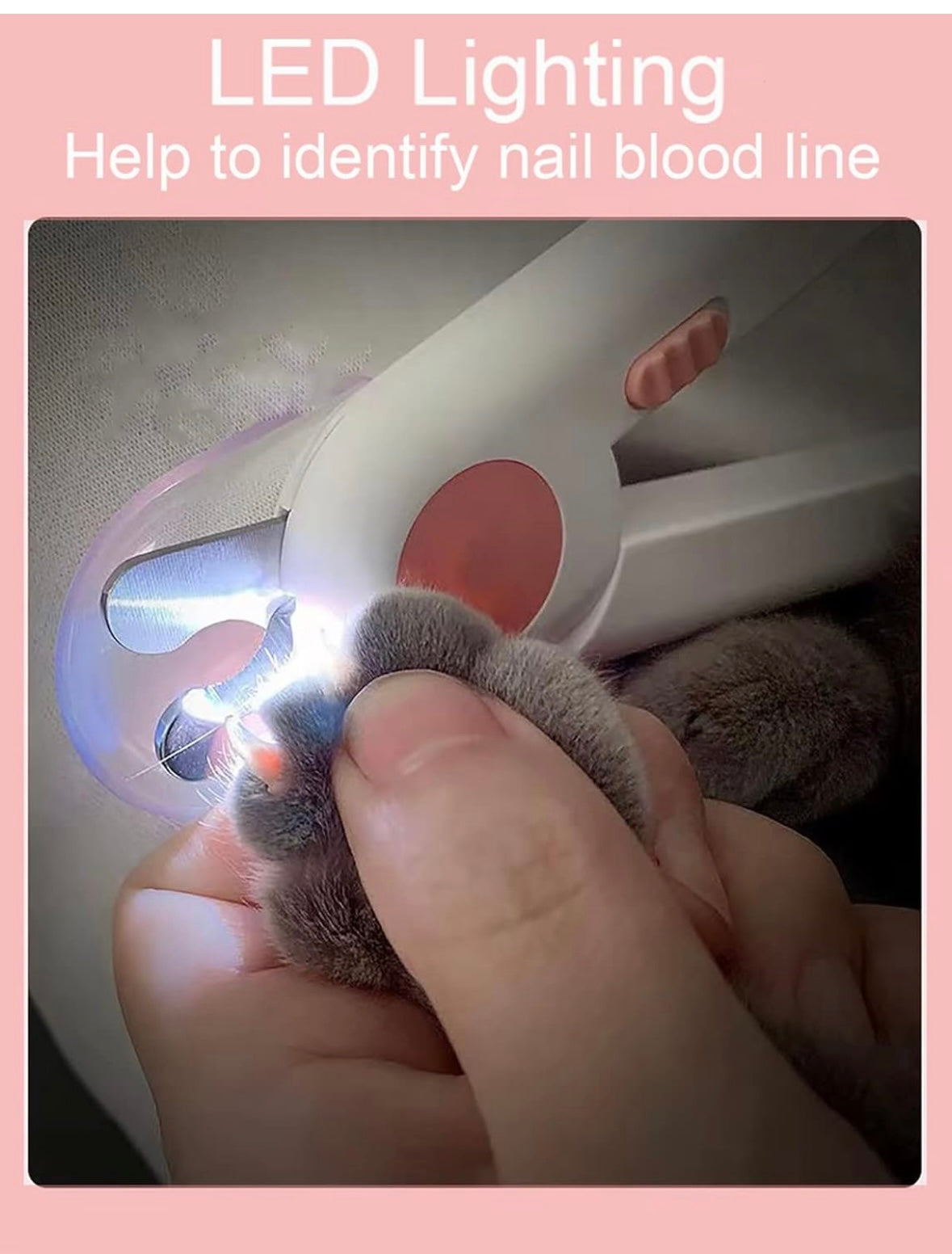 Dog Nail Clipper - led lighting