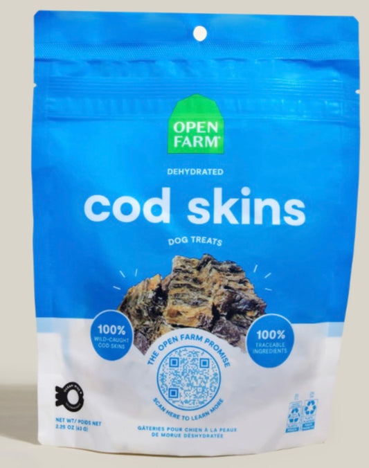 Open Farm Dehydrated Cod Skins Treats