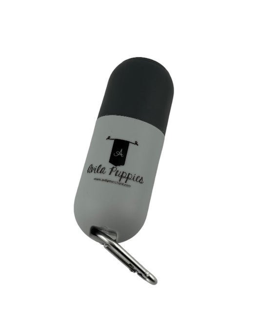 Poop bag dispenser - LED flashlight