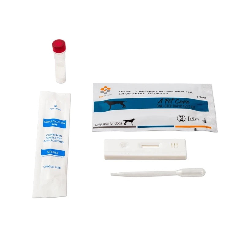 PARVO Test Kit – Canine PARVOVIRUS Rapid At-Home Tests for Dogs (CPV Ag) - 1 UNIT TEST