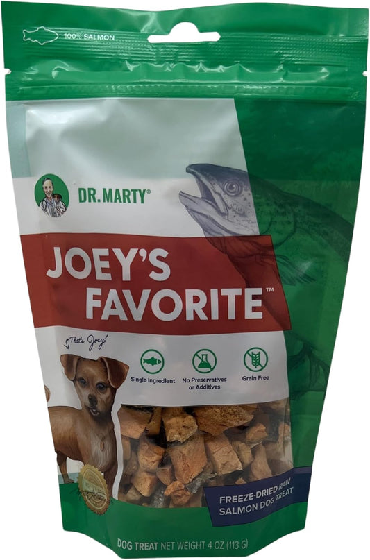 Dr. Marty Joey's Favorite Salmon Dog Treat 4 oz