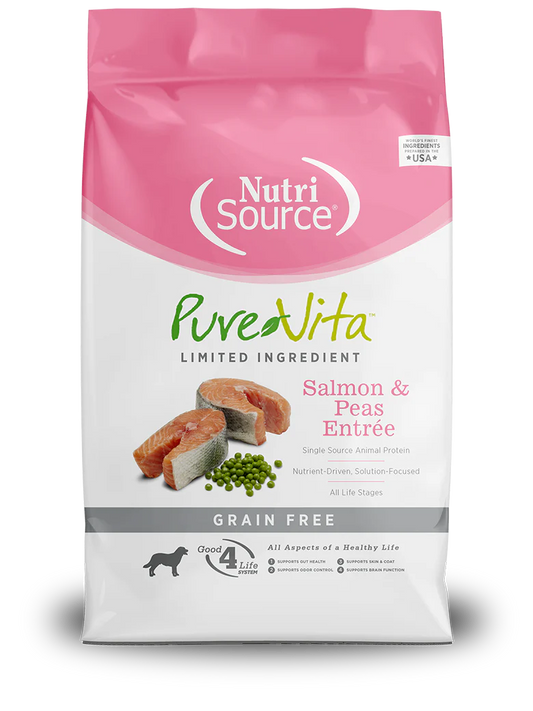 PureVita Salmon and Peas Grain-Free Dog Food 5Lbs