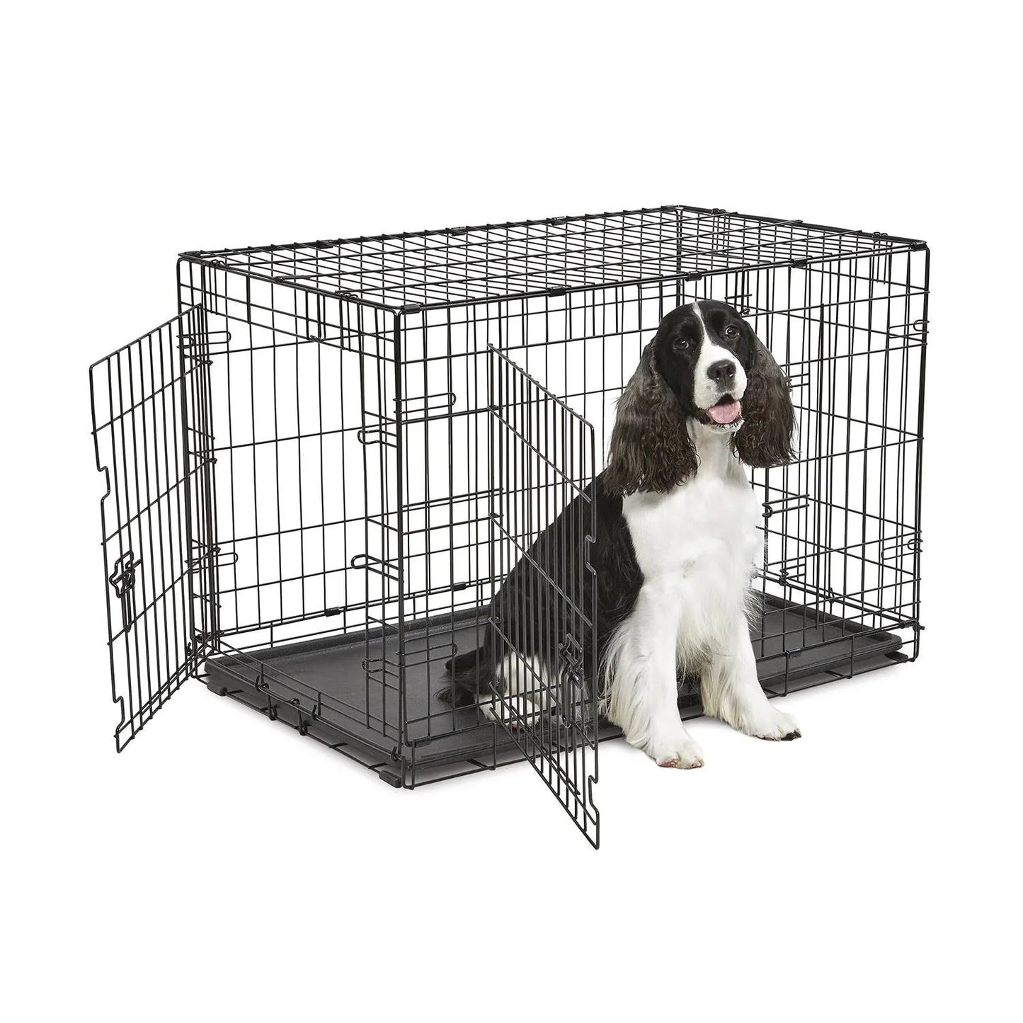 Midwest Contour Double Door Folding Dog Crate