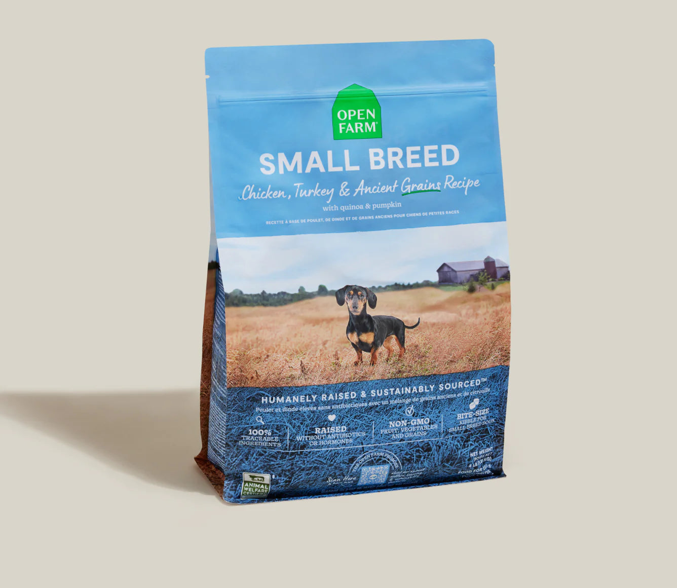 Open Farm Small Breed Ancient Grains Dog Kibble