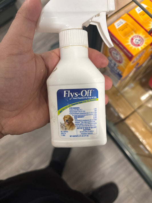 Farnam Flys-Off Insect Repellent for Dogs and Cats 6 Fluid Ounces