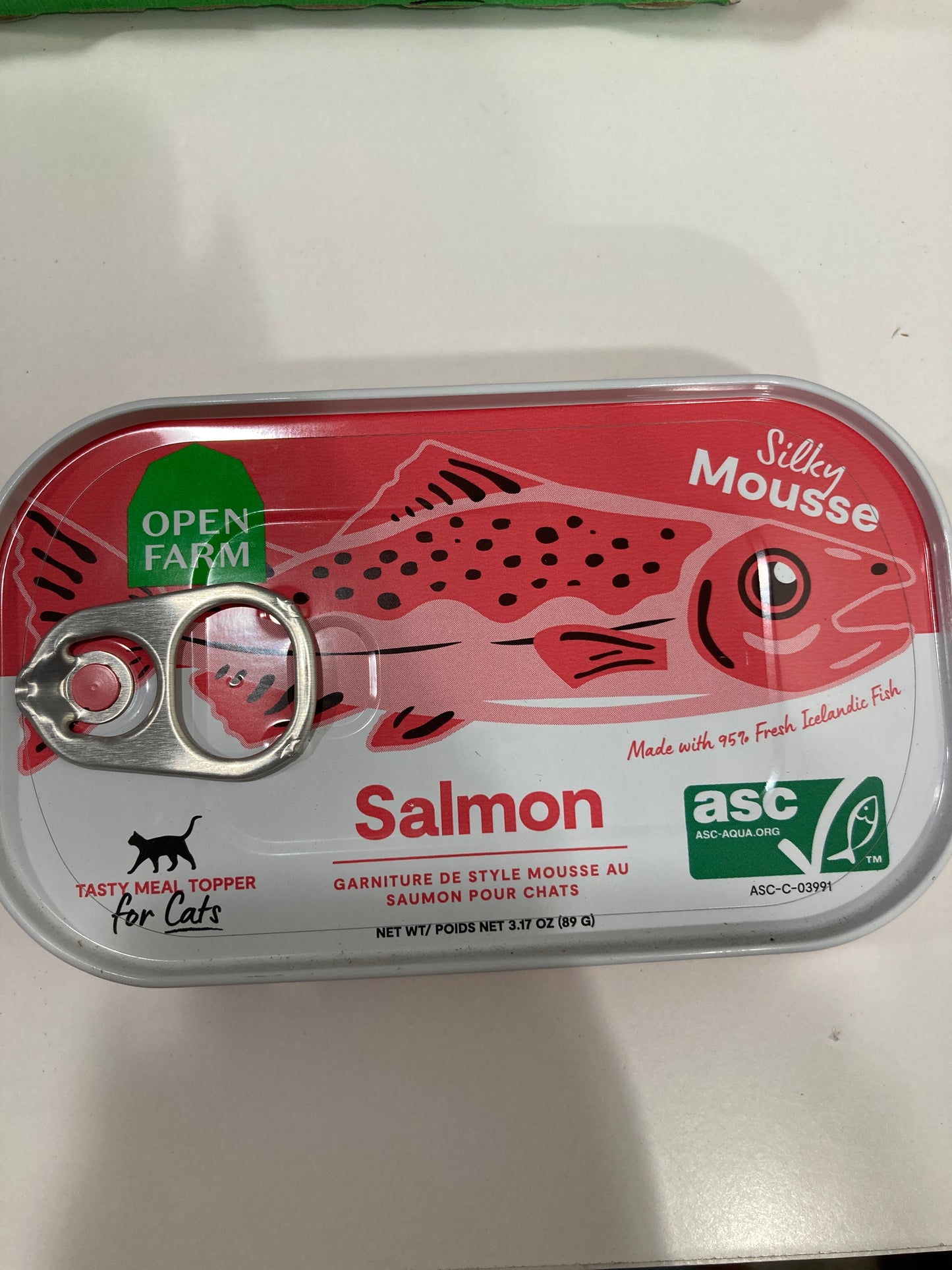 Open Farm Salmon Meal Topper for cats 3.17oz