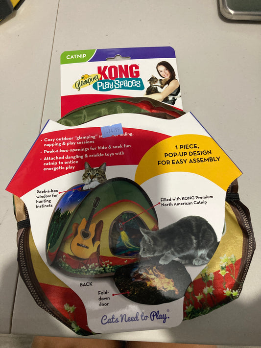 Kong PlaySpaces Glamping catnip cat toy