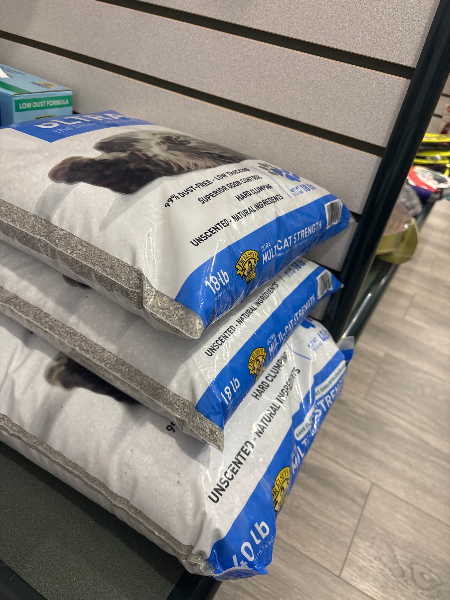 Dr. Elsey's Premium Clumping Cat Litter - Ultra - 99.9% Dust-Free, Low Tracking, Hard Clumping, Superior Odor Control, Unscented & Natural Ingredients