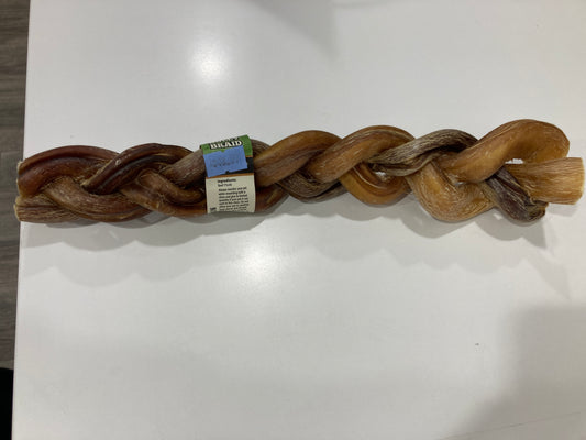 Redbarn Braided Bully Stick Dog Treats 12 in