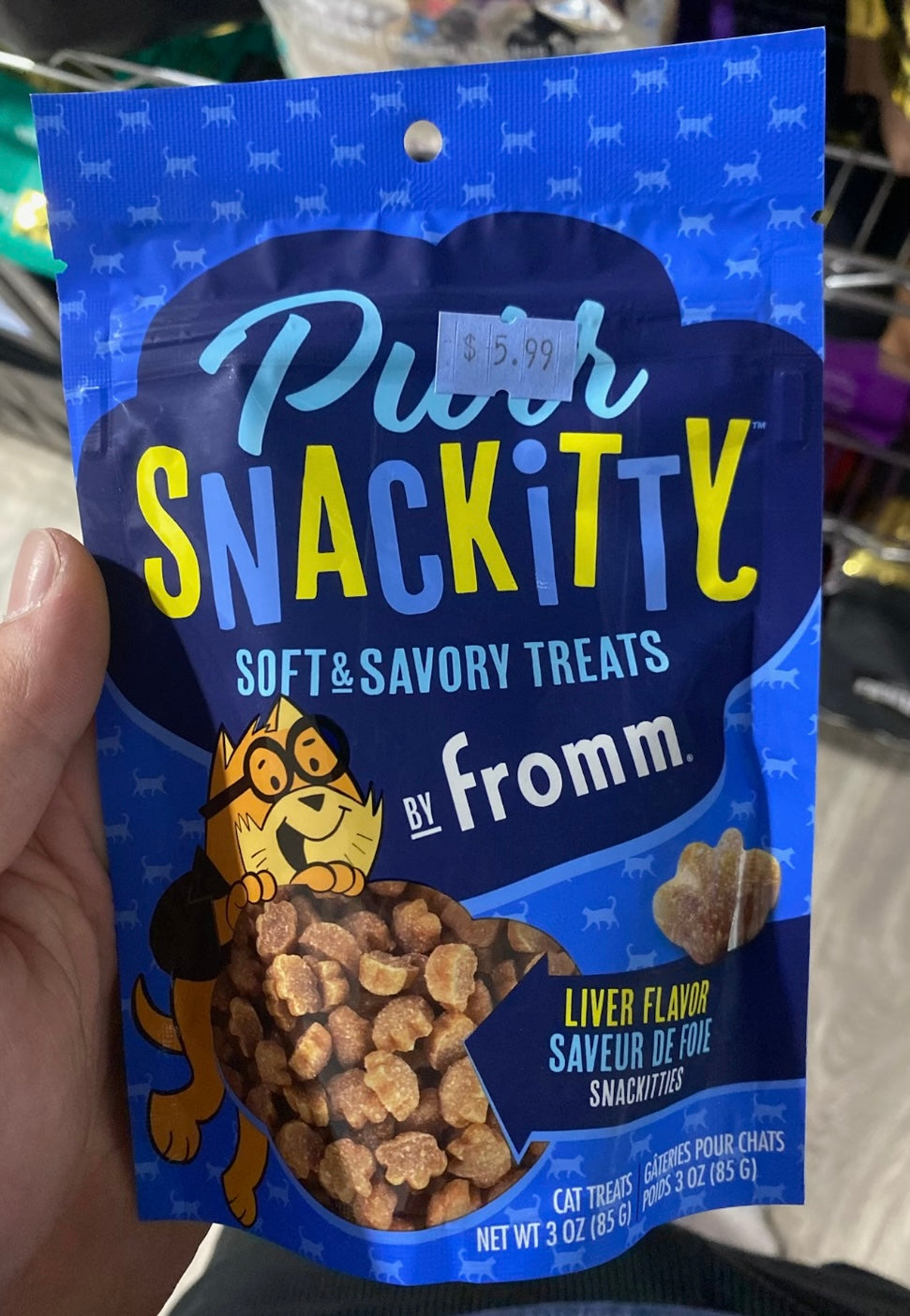 Fromm PurrSnackitty Snackitties Treats - Premium Soft & Savory Cat Treats - 3 oz