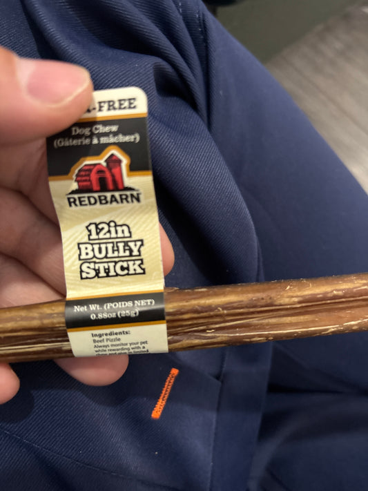 Redbarn Odor Free 12" Bully Sticks for Dogs