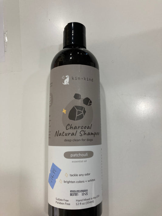 Kin kind Charcoal Natural Shampoo 12 fl oz(354 ml)