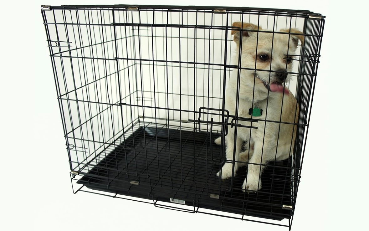 Dog Crate 24 inches with bottom grate