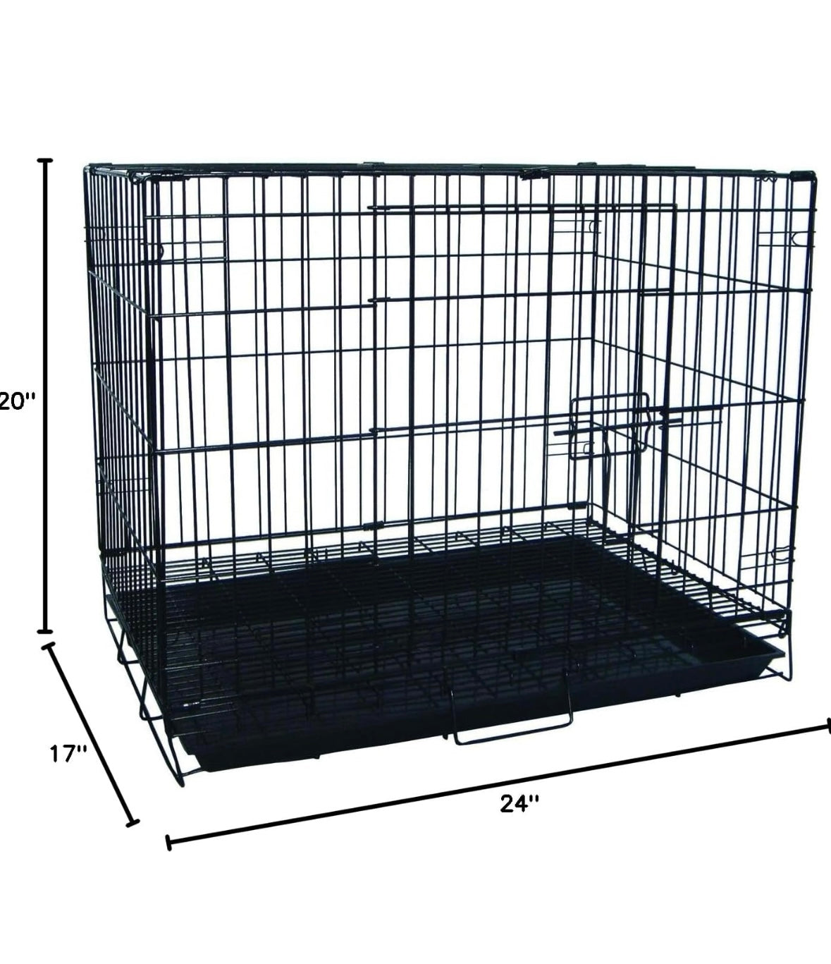 Dog Crate 24 inches with bottom grate