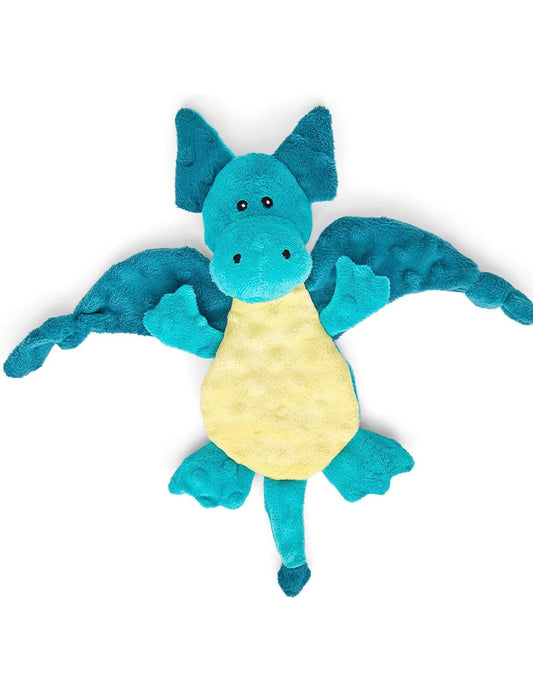 Barkbox Squeaky Dog Toys - Plush and Squeak Chew Toys | Puppy and Pet Toys for Small, Medium, and Large Dogs | Dingbert The Dragon