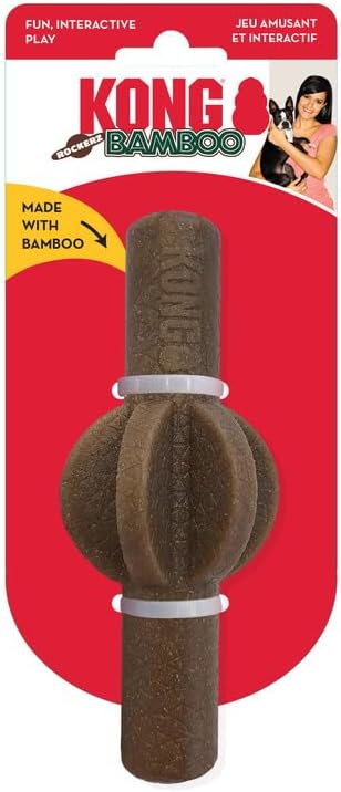 KONG Bamboo Rockerz Chewing Reward for Dental Health in Dogs (Medium, Stick)