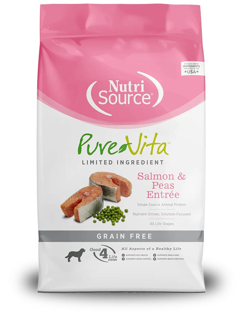 PureVita Salmon and Peas Grain-Free Dog Food 5Lbs