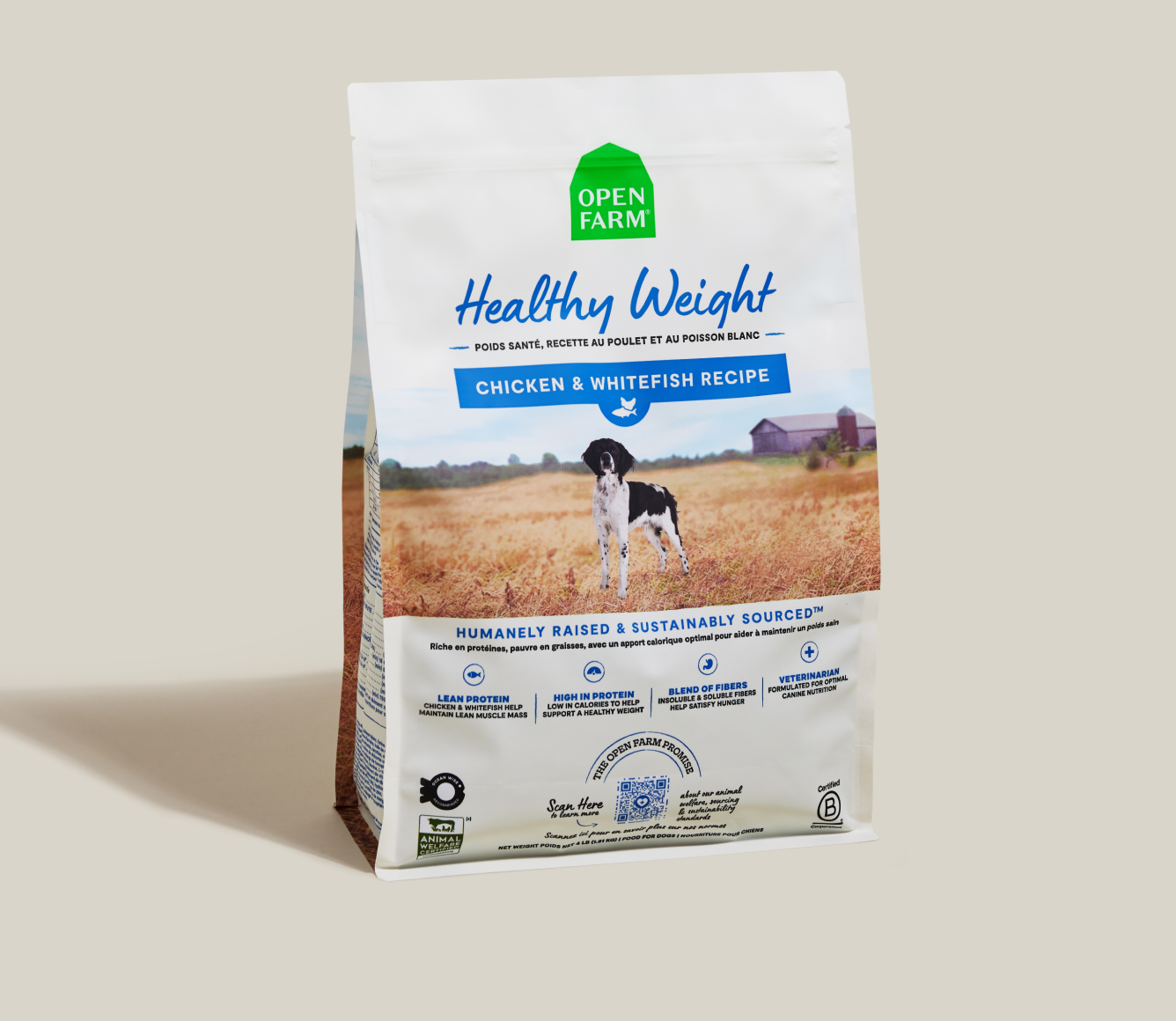 Open Farm Healthy Weight Dog Kibble